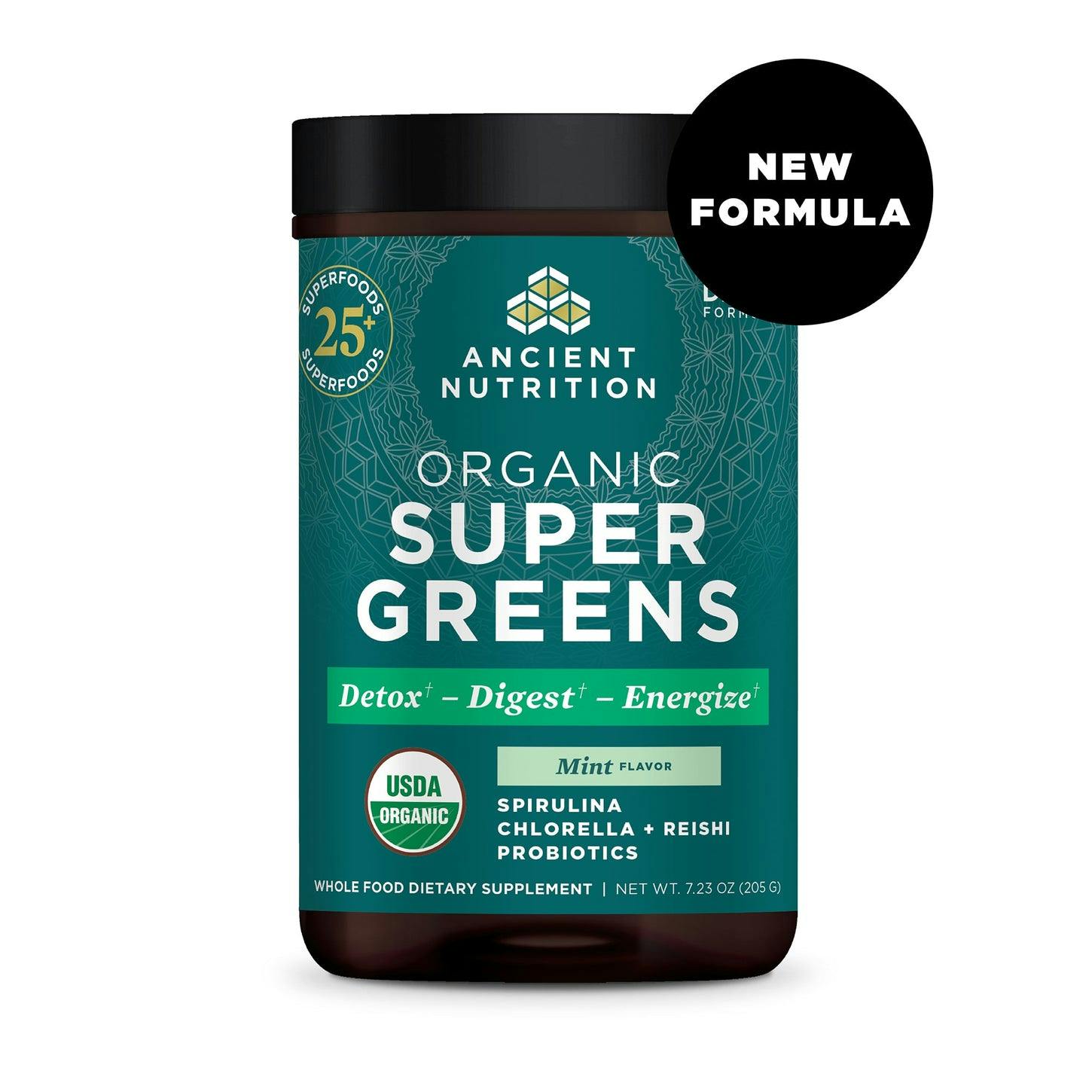 Image 0 of Organic SuperGreens Powder Mint Flavor - DR Exclusive Offer