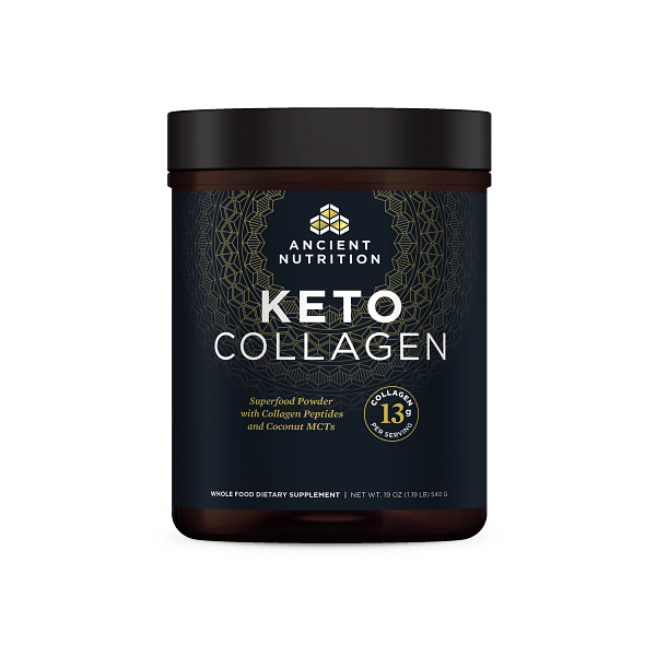 keto collagen front of bottle