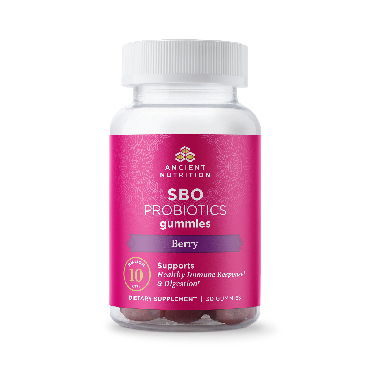 Bottle of SBO Probiotics 30 count