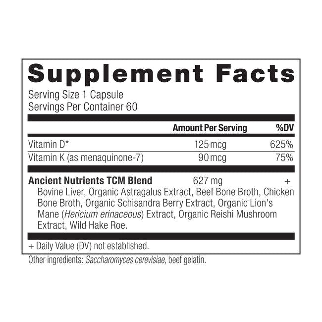 vitamin d supplement label