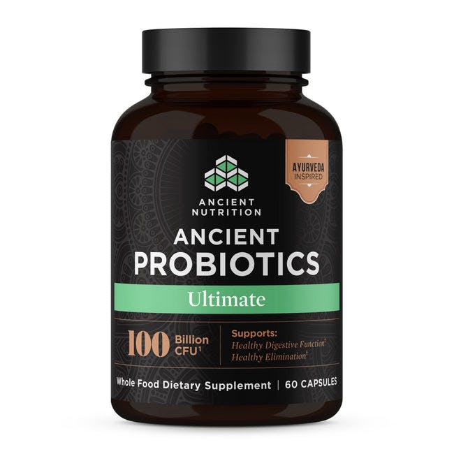 ancient probiotic ultimate front of bottle