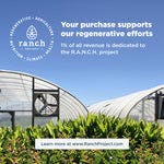 your purchase supports our regenerative efforts