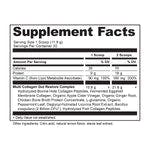 multi collagen protein gut restore powder  supplement label