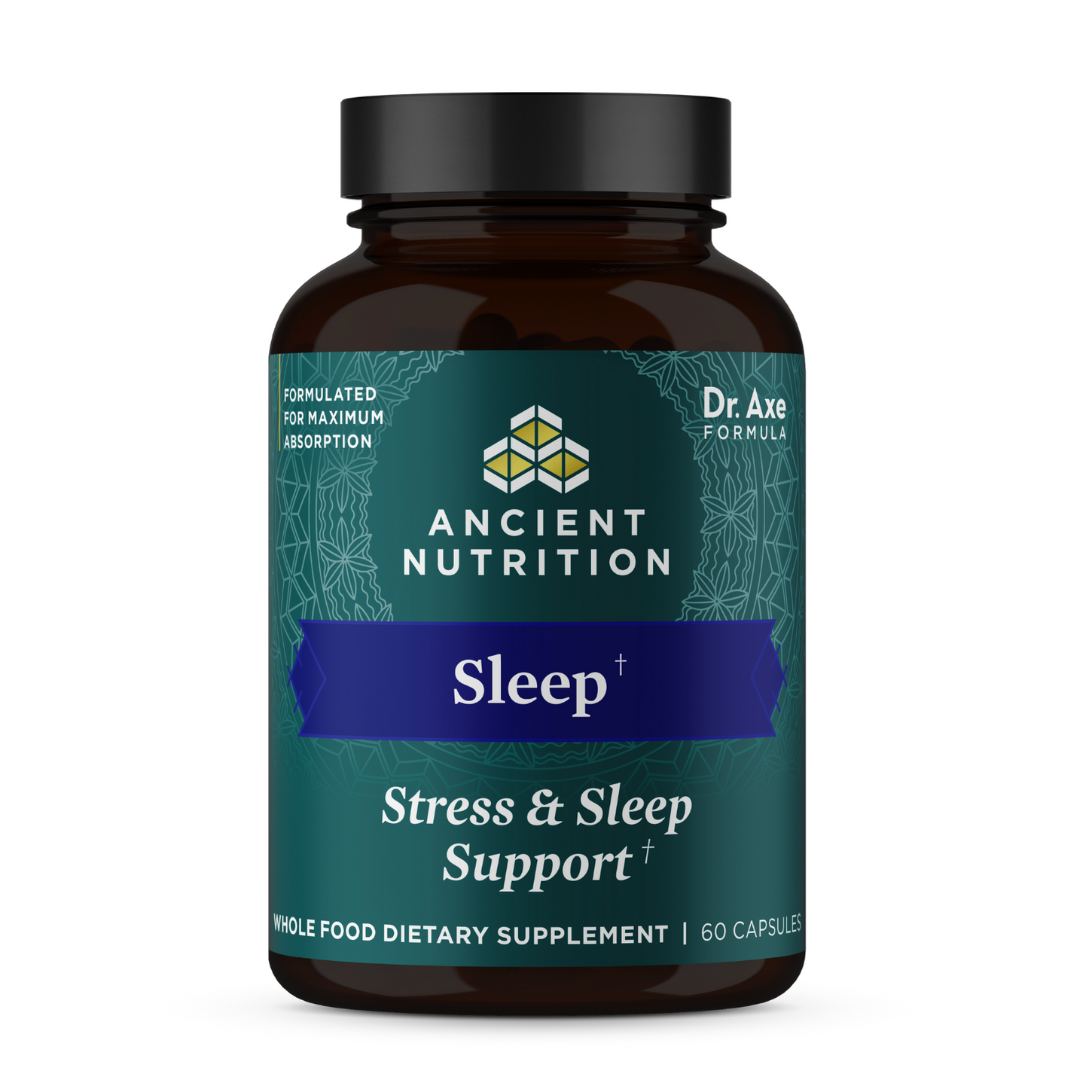 Stress & Sleep Support Capsules front of bottle image