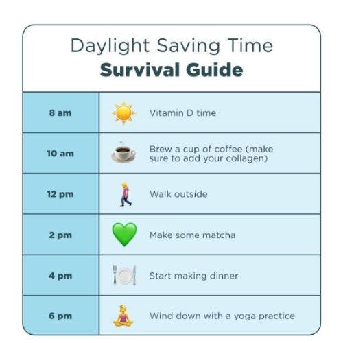 daylight savings time survival guide