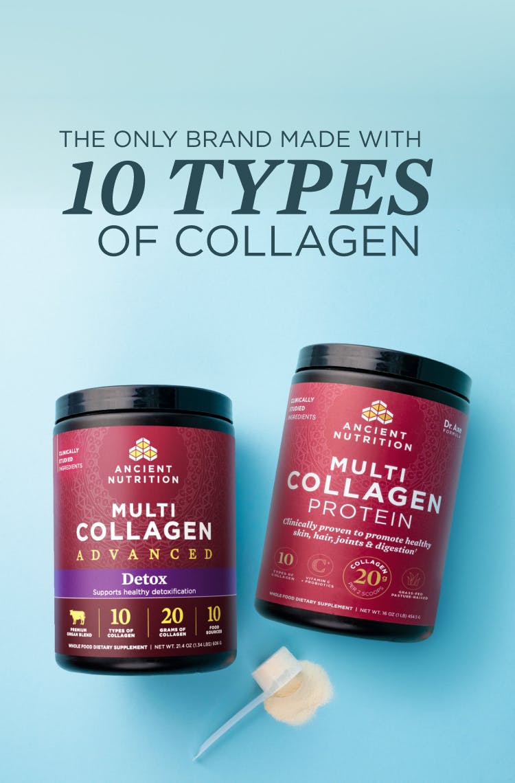 The only brand made with 10 types of collagen