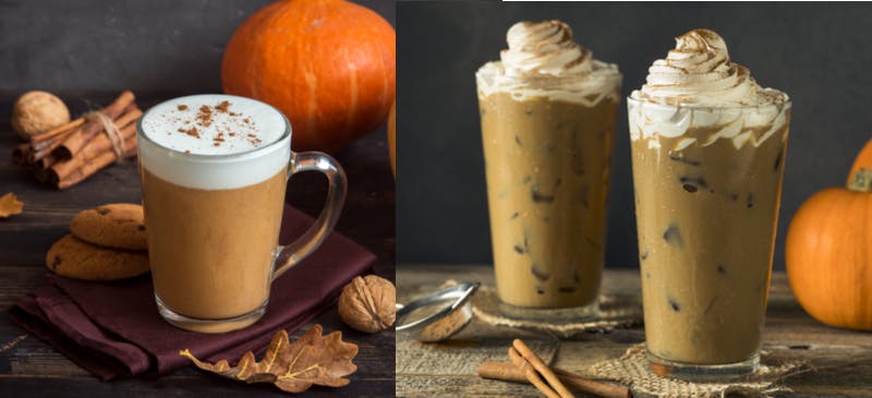 Iced or Hot Pumpkin Spice Latte 