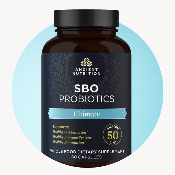 bottle of SBO Probiotics