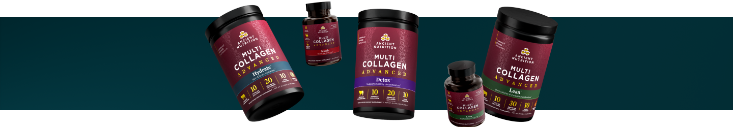 4 bottles of multi collagen advanced