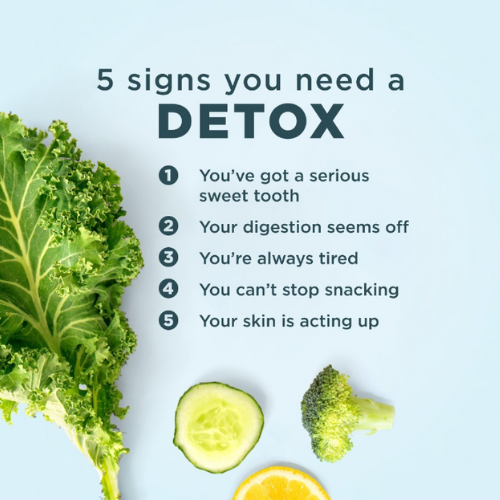 5 signs you need a detox