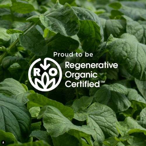 proud to be regenerative organic certified