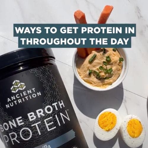 ways to get protein in throughout the day